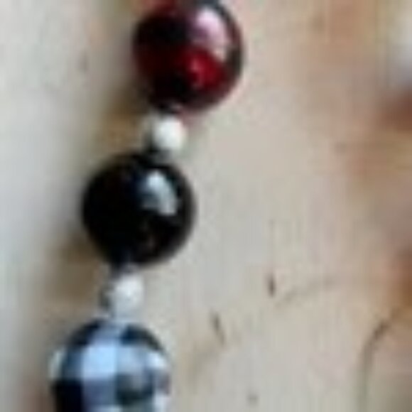 Buffalo Check (16", 20") - Pet Necklace - Pet Accessories - Picture 2 of 2